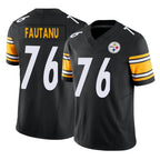 Johmsee P.Steelers #76 Troy Fautanu Player Black Limited Vapor F.U.S.E. Home Game Stitched Jerseys