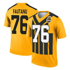Johmsee P.Steelers #76 Troy Fautanu Player Gold Legend Limited 1933 Throwback Performance Home Game Stitched Jerseys