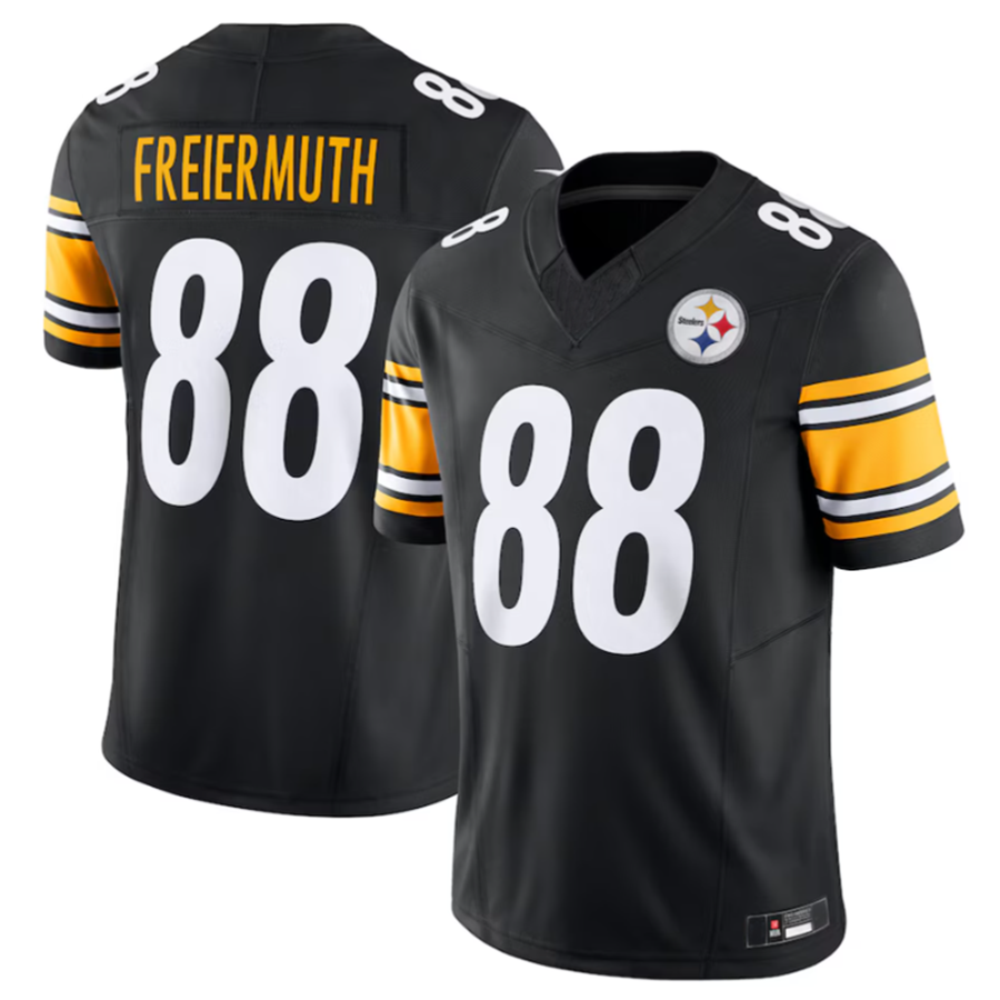 Johmsee P.Steelers #88 Pat Freiermuth Black Vapor F.U.S.E. Limited American Stitched Jerseys