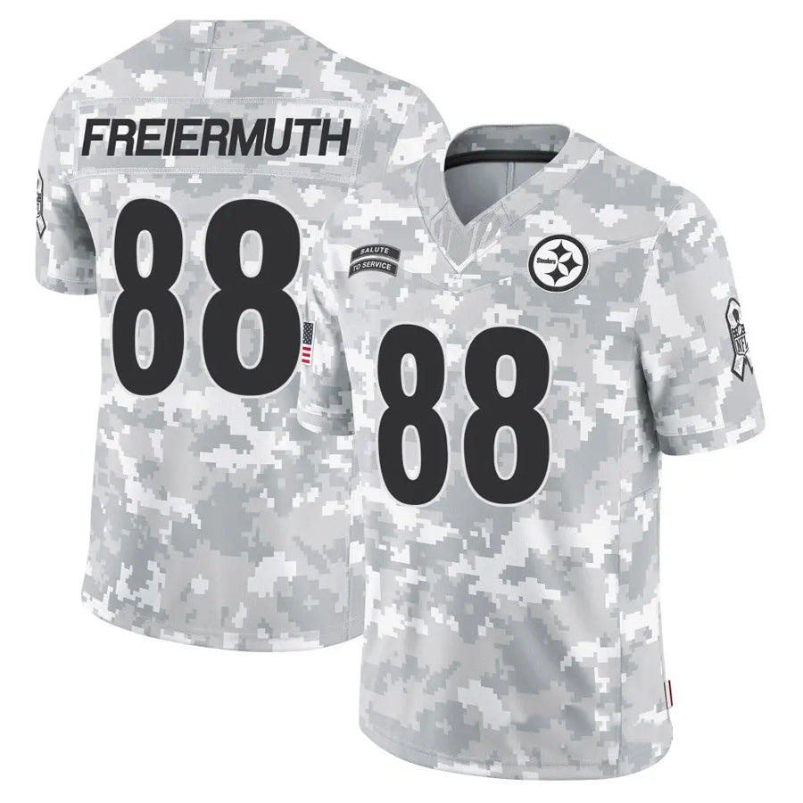 Johmsee P.Steelers #88 Pat Freiermuth Player Arctic Camo Salute to Service Limited Stitched Jerseys