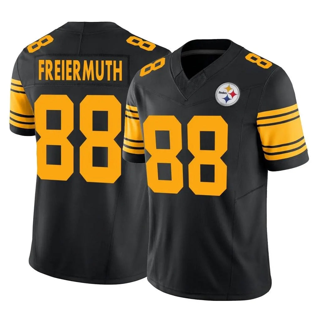 Johmsee P.Steelers #88 Pat Freiermuth Player Black Limited 2nd Alternate Vapor F.U.S.E. Home Game Stitched Jerseys