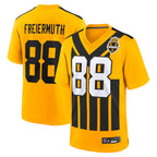 Johmsee P.Steelers #88 Pat Freiermuth Player Gold Alternate 1933 Throwback Game Stitched Jersey