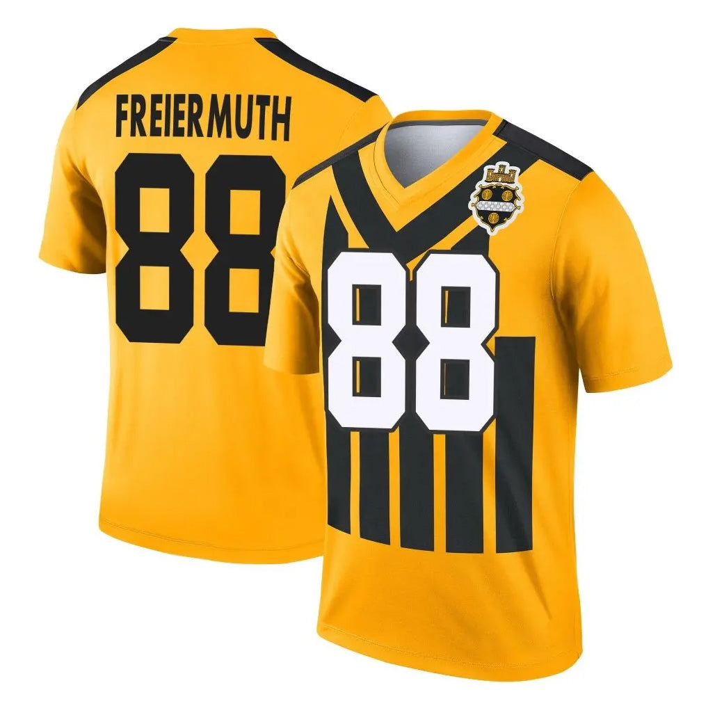 Johmsee P.Steelers #88 Pat Freiermuth Player Gold Legend Limited 1933 Throwback Performance Home Game Stitched Jerseys