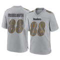 Johmsee P.Steelers #88 Pat Freiermuth Player Gray Atmosphere Fashion Home Game Stitched Jerseys