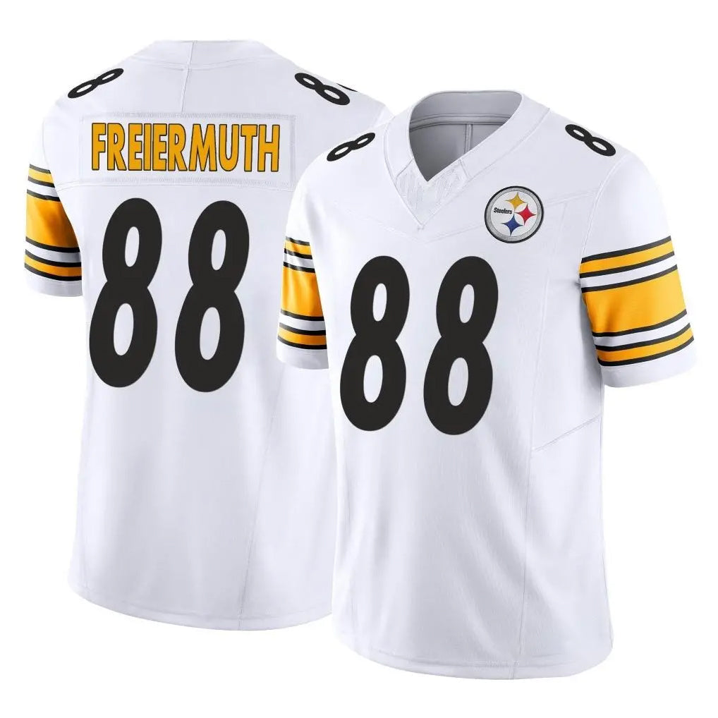 Johmsee P.Steelers #88 Pat Freiermuth Player White Limited Vapor F.U.S.E. Home Game Stitched Jerseys