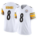 Johmsee P.Steelers #8 Aaron Rodgers Player White Limited Vapor F.U.S.E. Home Game Stitched Jerseys