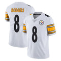 Johmsee P.Steelers #8 Aaron Rodgers Player White Limited Vapor Untouchable Home Game Stitched Jerseys