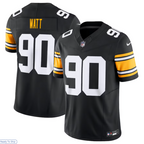 Johmsee P.Steelers #90 T.J. Watt Black Vapor F.U.S.E. Limited Stitched American Stitched Jerseys