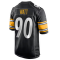 Johmsee P.Steelers #90 T.J. Watt Player Black Game Stitched Jersey