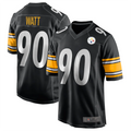 Johmsee P.Steelers #90 T.J. Watt Player Black Game Stitched Jerseys