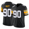 Johmsee P.Steelers #90 T.J. Watt Player Black Limited Alternate Vapor F.U.S.E. Home Game Stitched Jerseys