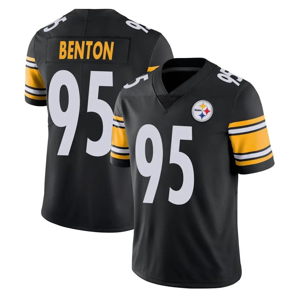 Johmsee P.Steelers #95 Keeanu Benton Player Black Limited Vapor Untouchable Home Game Stitched Jerseys