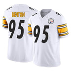 Johmsee P.Steelers #95 Keeanu Benton Player White Limited Vapor F.U.S.E. Home Game Stitched Jerseys