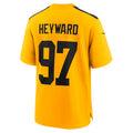 Johmsee P.Steelers #97 Cameron Heyward Player Gold Alternate 1933 Throwback Game Stitched Jerseys