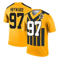 Johmsee P.Steelers #97 Cameron Heyward Player Gold Legend Limited 1933 Throwback Performance Home Game Stitched Jerseys