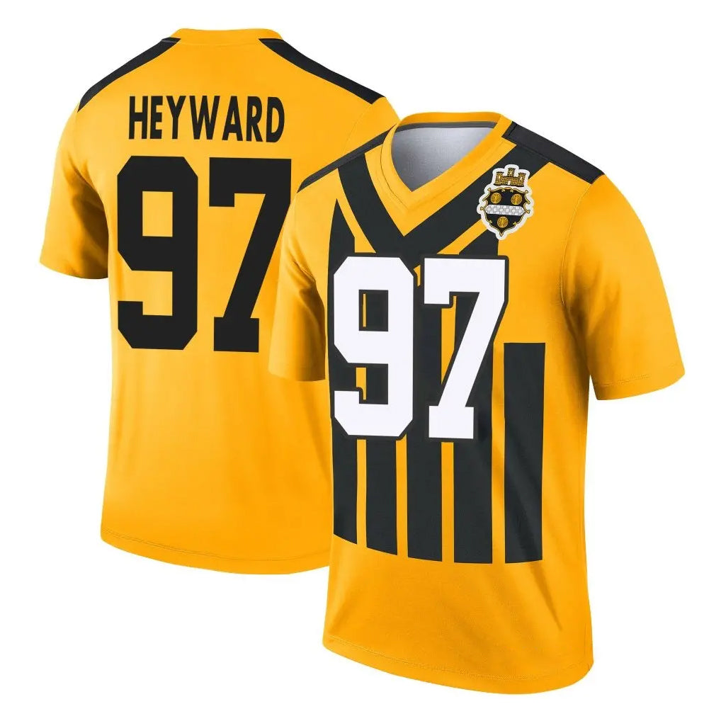 Johmsee P.Steelers #97 Cameron Heyward Player Gold Legend Limited 1933 Throwback Performance Home Game Stitched Jerseys