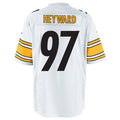 Johmsee P.Steelers #97 Cameron Heyward Player White Game Stitched Jerseys