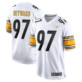 Johmsee P.Steelers #97 Cameron Heyward Player White Home Game Stitched Jerseys