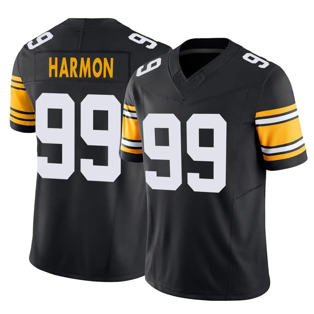 Johmsee P.Steelers #99 Derrick Harmon Player Black Limited Alternate Vapor F.U.S.E. Home Game Stitched Jerseys