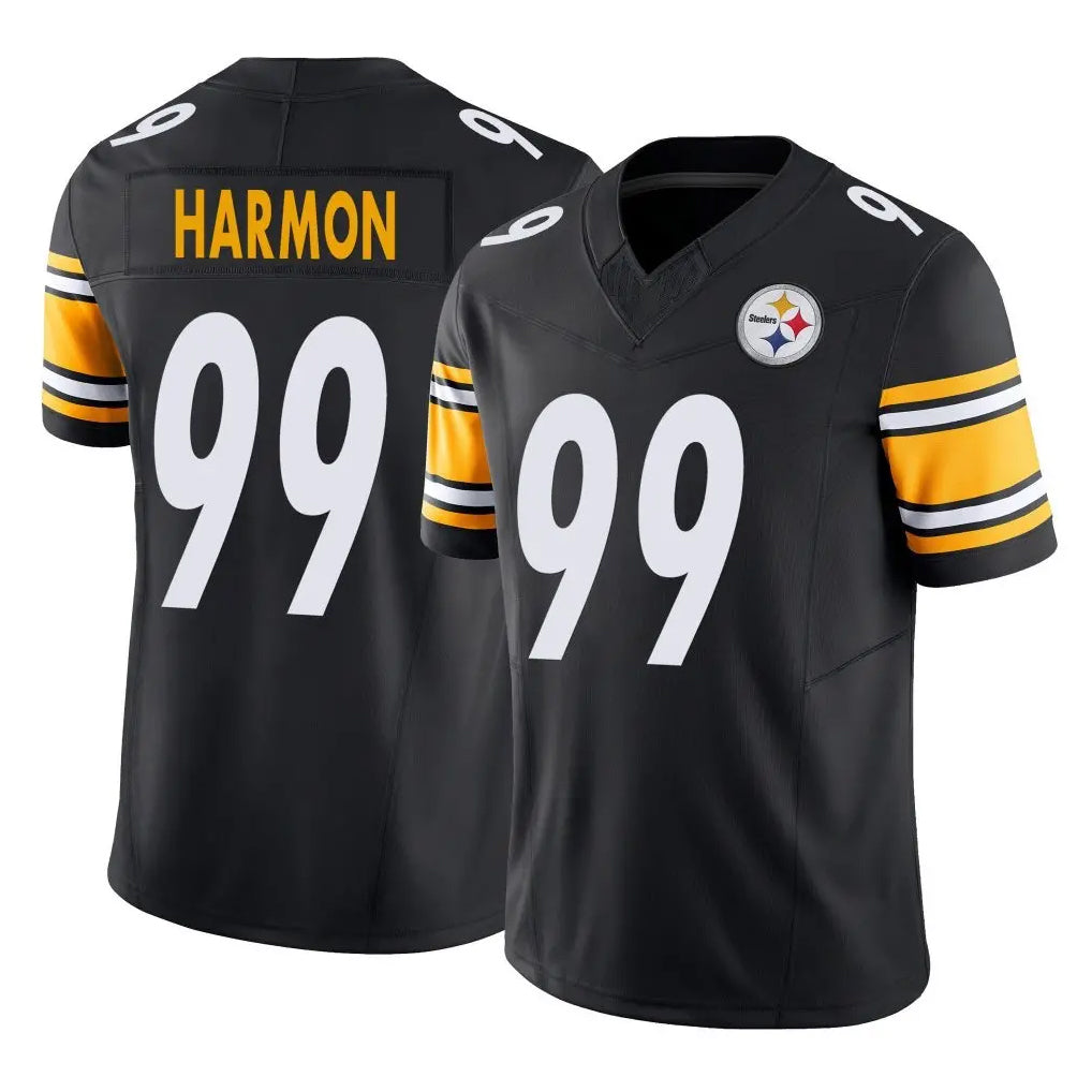 Johmsee P.Steelers #99 Derrick Harmon Player Black Limited Vapor F.U.S.E. Home Game Stitched Jerseys