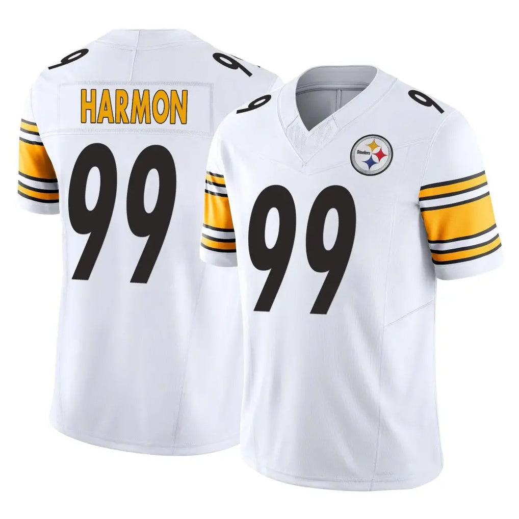 Johmsee P.Steelers #99 Derrick Harmon Player White Limited Vapor F.U.S.E. Home Game Stitched Jerseys