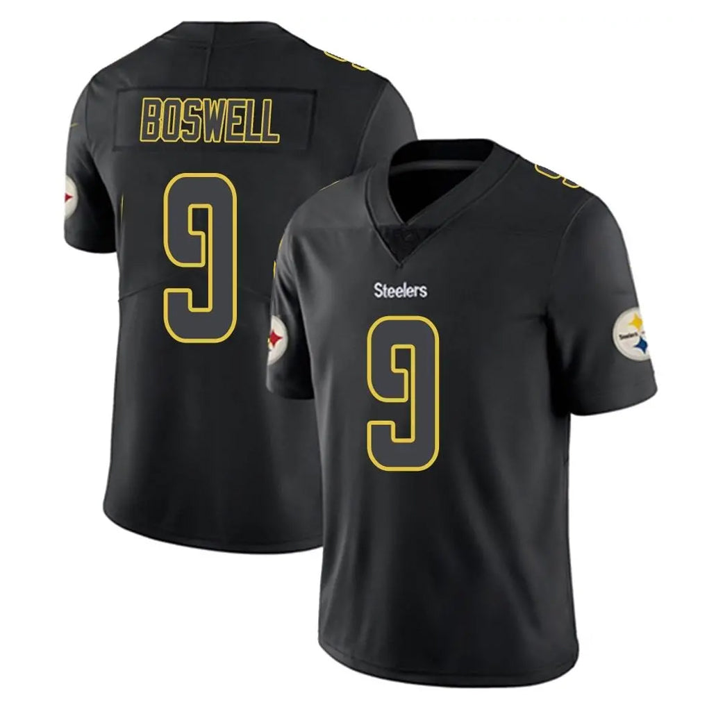 Johmsee P.Steelers #9 Chris Boswell Player Black Impact Limited Home Game Stitched Jerseys