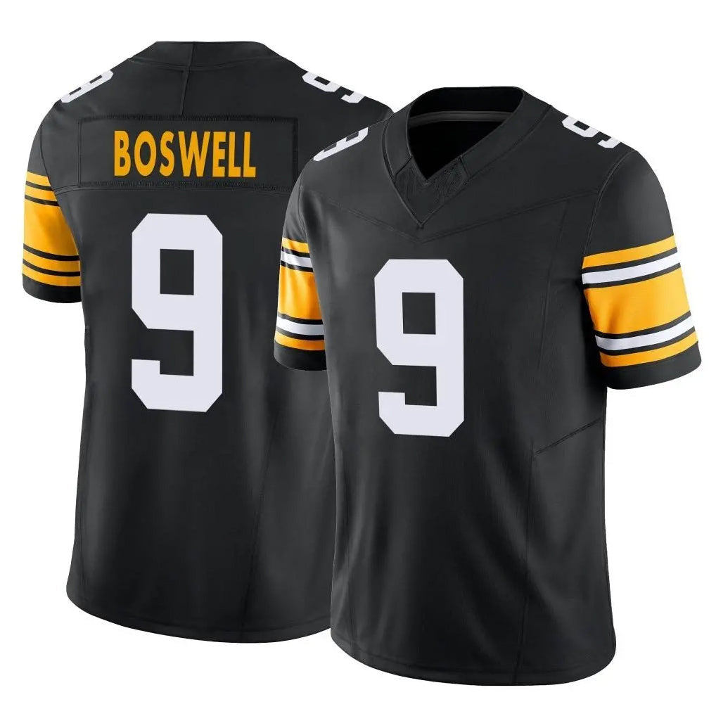 Johmsee P.Steelers #9 Chris Boswell Player Black Limited Alternate Vapor F.U.S.E. Home Game Stitched Jerseys