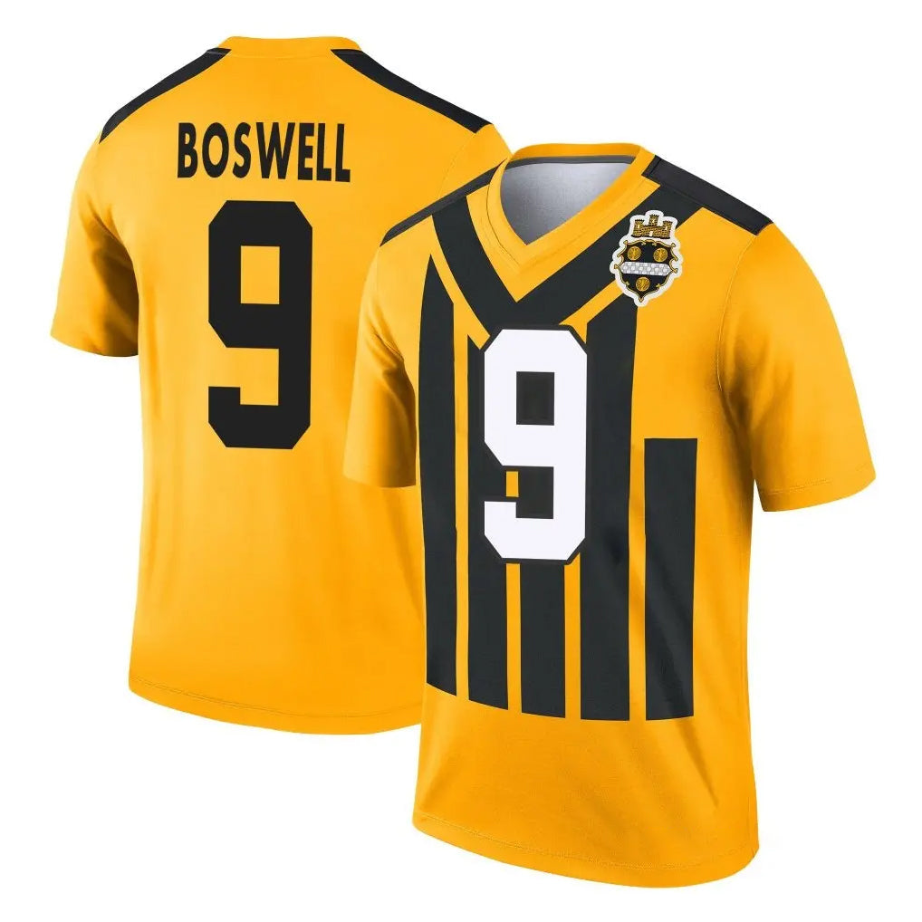 Johmsee P.Steelers #9 Chris Boswell Player Gold Legend Limited 1933 Throwback Performance Home Game Stitched Jerseys