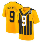 Johmsee P.Steelers #9 Chris Boswell Player Gold Limited 1933 Throwback Home Game Stitched Jerseys
