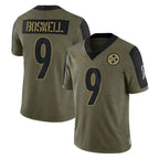 Johmsee P.Steelers #9 Chris Boswell Player Olive Salute To Service Limited Game Stitched Jerseys
