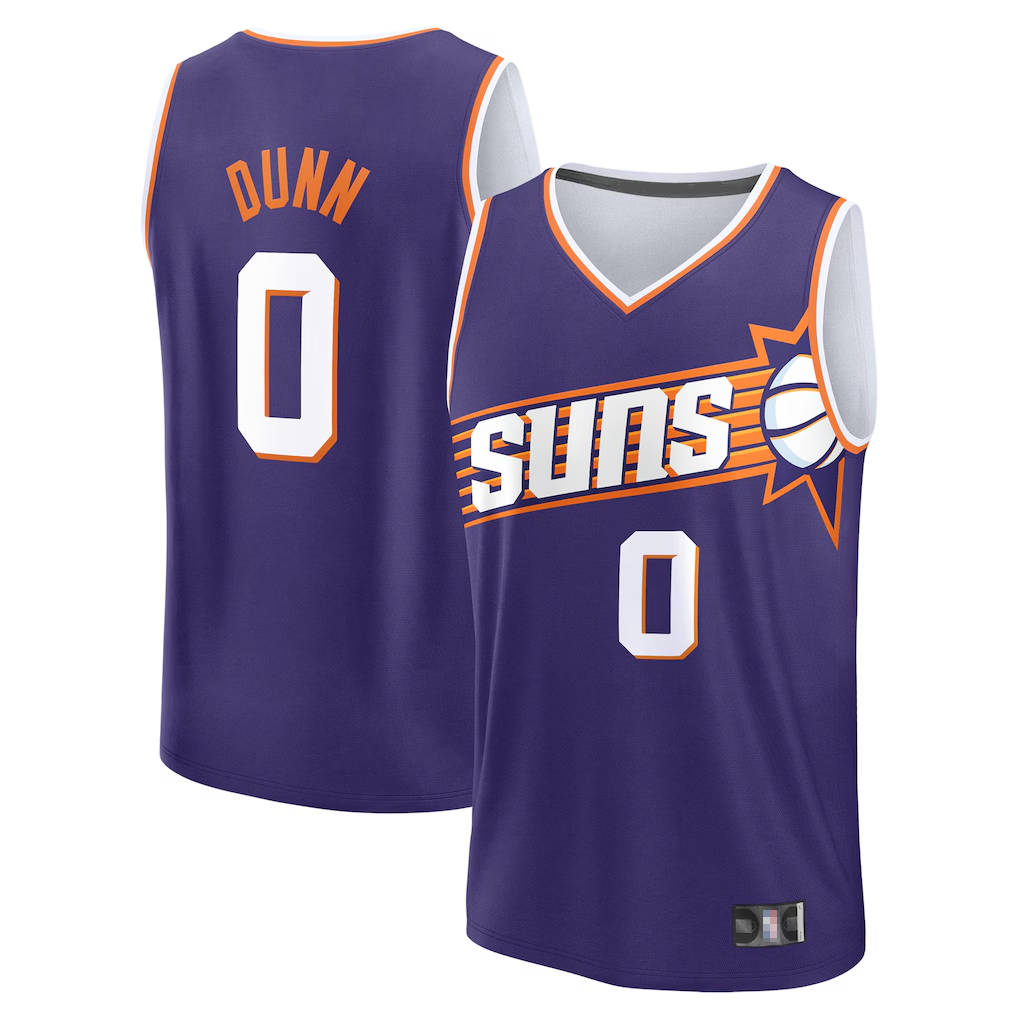 Johmsee P.Sunss #0 Ryan Dunn Fanatics Purple 2024 Draft Fast Break Player Jerseys - Icon Edition