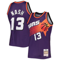 Johmsee P.Sunss #13 Steve Nash Mitchell & Ness Purple 1996-1997 Hardwood Classics Swingman Jerseys