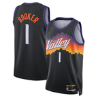 Johmsee P.Sunss #1 Devin Booker Black 2025-2026 Swingman Jerseys - City Edition