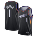 Johmsee P.Sunss #1 Devin Booker Black Swingman Jerseys - Statement Edition