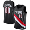 Johmsee PT.Blazers #00 Scoot Henderson Black Swingman Jerseys - Icon Edition