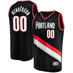 Johmsee PT.Blazers #00 Scoot Henderson Fanatics Black Fast Break Replica Jerseys - Icon Edition