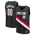 Johmsee PT.Blazers #00 Scoot Henderson Fanatics Black Fast Break Replica Jerseys - Icon Edition
