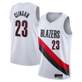 Johmsee PT.Blazers #23 Donovan Clingan White Swingman Jerseys - Association Edition