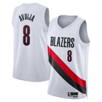Johmsee PT.Blazers #8 Deni Avdija White Swingman Jerseys - Association Edition