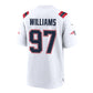 NE.Patriots #97 Milton Williams White Game Stitched American Football Jerseys