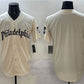 Philadelphia Phillies Blank Cream Gothic Vapor Limited Stitched Baseball Jersey