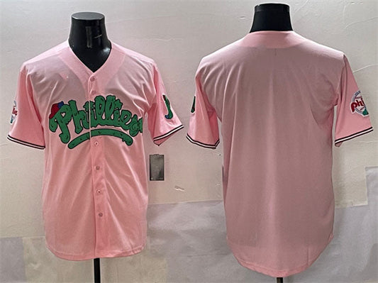Philadelphia Phillies Blank Pink Phanatic Limited Stitched Baseball Jersey