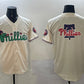 Philadelphia Phillies Team Big Logo Cream Phanatic Limited Stitched Baseball Jersey