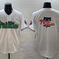 Philadelphia Phillies Team Big Logo White Phanatic Limited Stitched Baseball Jersey