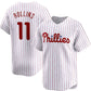 Philadelphia Phillies #11 Jimmy Rollins White Home Limited Stitched Baseball Jerseys
