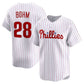 Philadelphia Phillies #28 Alec Bohm Home Limited Player Jersey - White Stitched Baseball Jersey
