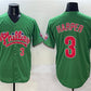 Philadelphia Phillies #3 Bryce Harper Green Phanatic Limited Stitched Baseball Jersey