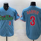 Philadelphia Phillies #3 Bryce Harper Light Blue Phanatic Limited Stitched Baseball Jersey
