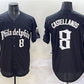 Philadelphia Phillies #8 Nick Castellanos Black Gothic Vapor Limited Stitched Baseball Jersey
