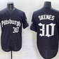 Pittsburgh Pirates #30 Paul Skenes Black 'Gothic Steel City Edition' Vapor Limited Stitched Baseball Jersey